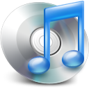 cd note musique bleu