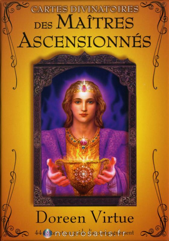 Visuel des Cartes Divinatoires des Matres Ascensionns par Doreen Virtue, pour une guidance spirituelle leve.