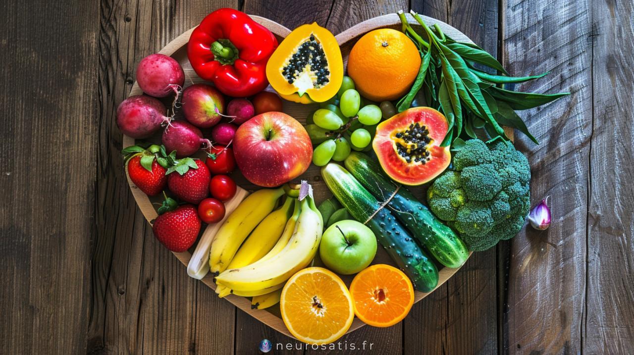 assiette en forme de coeur