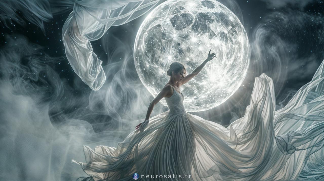 Lune et cycles fminins, une danse cosmique