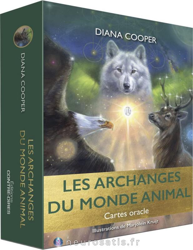 Prsentation de l'oracle Les Archanges du Monde Animal de Diana Cooper, offrant une guidance pure et ancre.