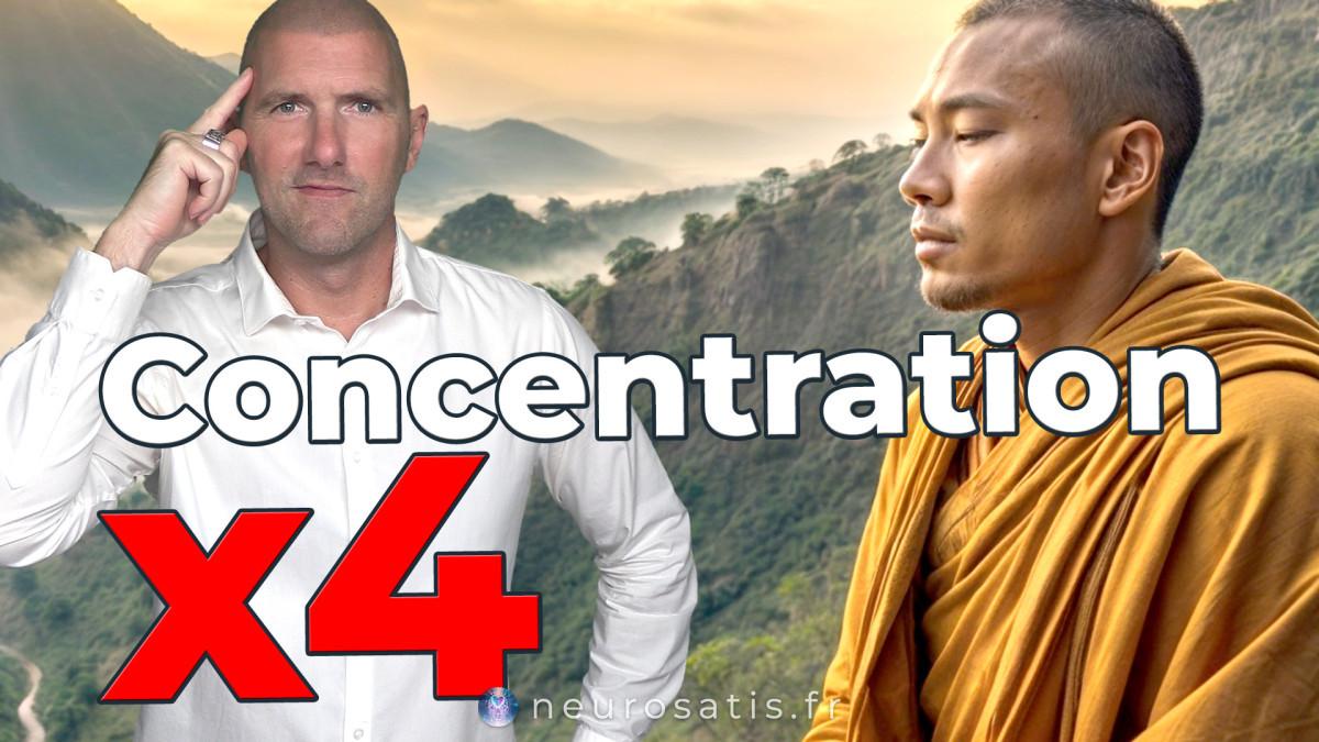 Comment MULTIPLIER votre CONCENTRATION par 4  ⚡