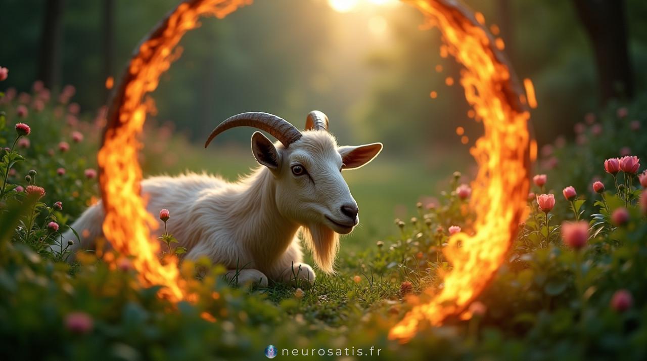 CHÈVRE  L'oasis au milieu des flammes