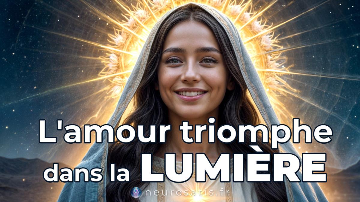 MARIE La LUMIERE claire le chaos la CL de L'ASCENSION
