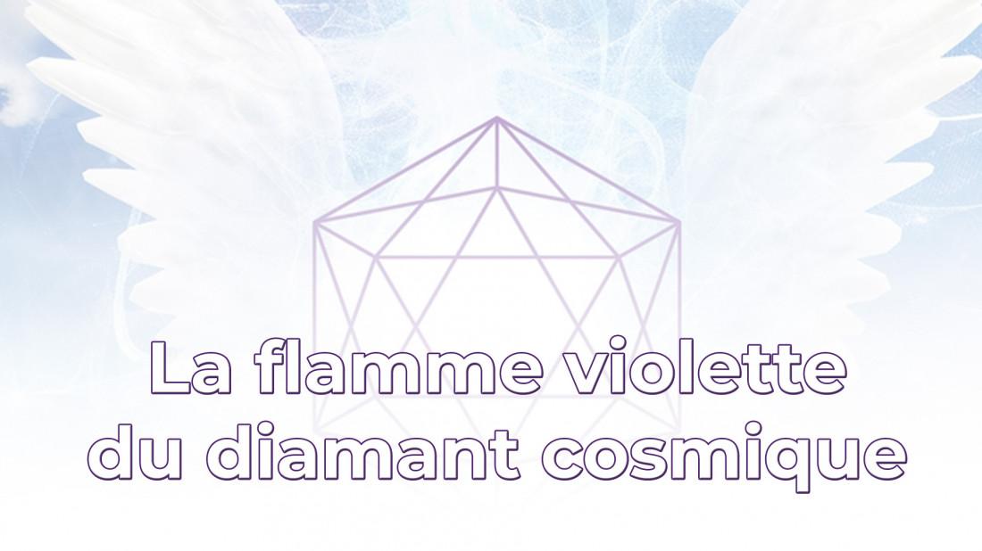 La flamme violette du diamant cosmique