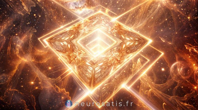 Diagramme illustrant la correspondance entre les chiffres de la numrologie (1  6) et leurs formes gomtriques sacres associ